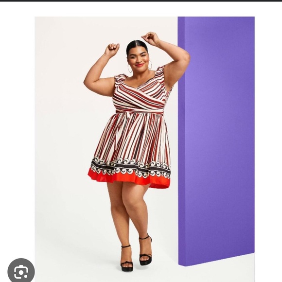 Anna Sui 3X Target Silk Printed Off the Shoulder Mini Dress NWOT - Picture 9 of 9